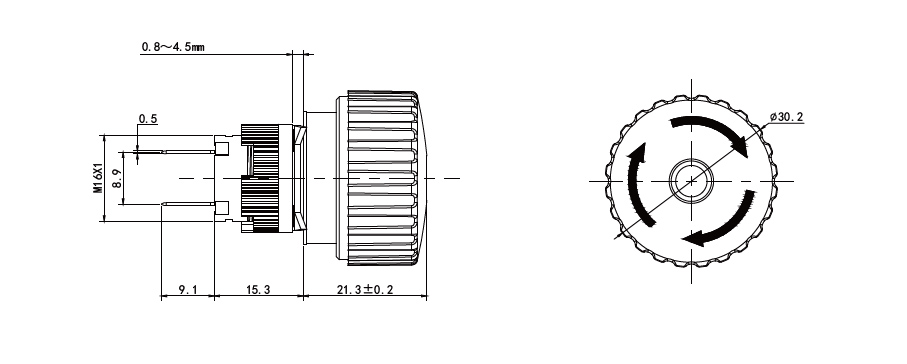 drawing for emergency stop switch, rjs electronics ltd