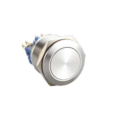 28mm antivandal push button switch, non-illuminated, IP67, RJS Electronics ltd