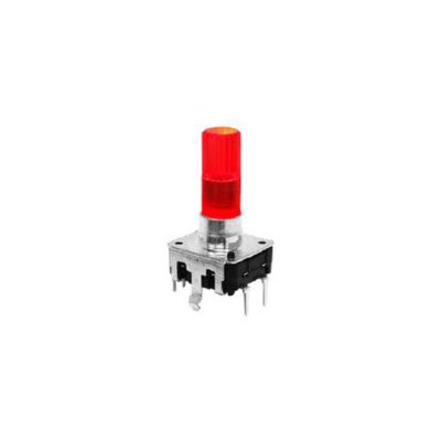 RJSILLUME-12 LED illuminated rotary encoder series, led switches, vertical or horizontal pcb, RJS Electronics Ltd