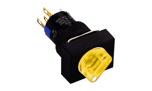 LED illuminated plastic selector switch, LED switches, panel mount switch, RJS Electronics Ltd