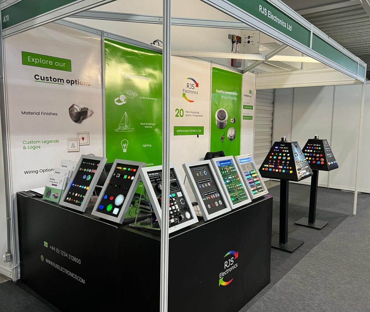 Southern Manufacturing stand photo, 2024 wrap up RJS Electronics Ltd